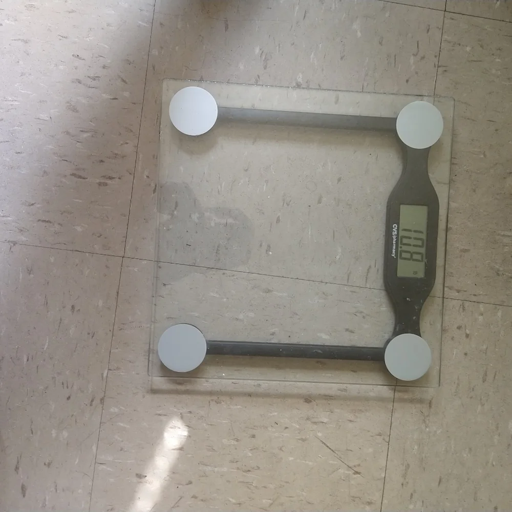 CVS weight scale Glass